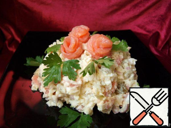 Rice Salad with Red Fish Recipe