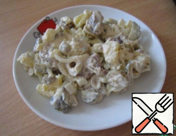 Salad "Beef with Olives" Recipe