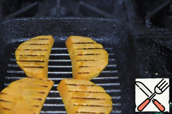 Fry on the grill, put in the oven for 5-7 minutes, (I like to have a little crispy inside).