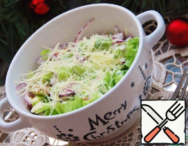Green Salad with Parmesan Dressing Recipe