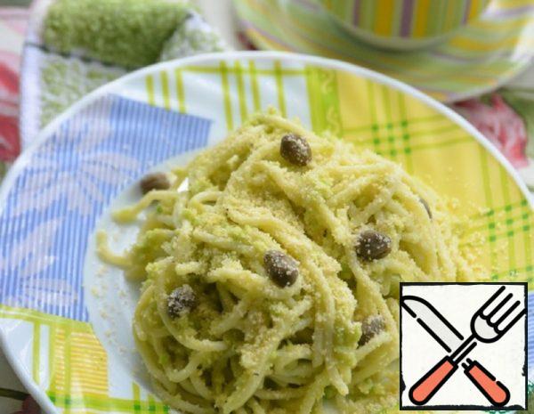 Spaghetti with Avocado Sauce Recipe