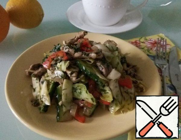 Cabbage Salad with Meat Recipe