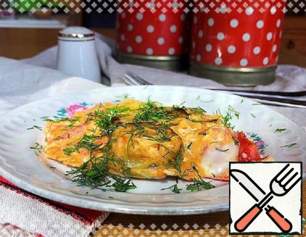 Omelet with Squash and Tomatoes Recipe