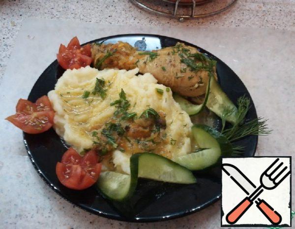 Drumsticks of Chicken in a Cream Sauce Recipe