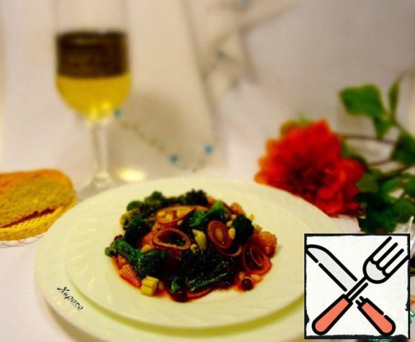 Broccoli Salad with Cranberry Sauce Recipe