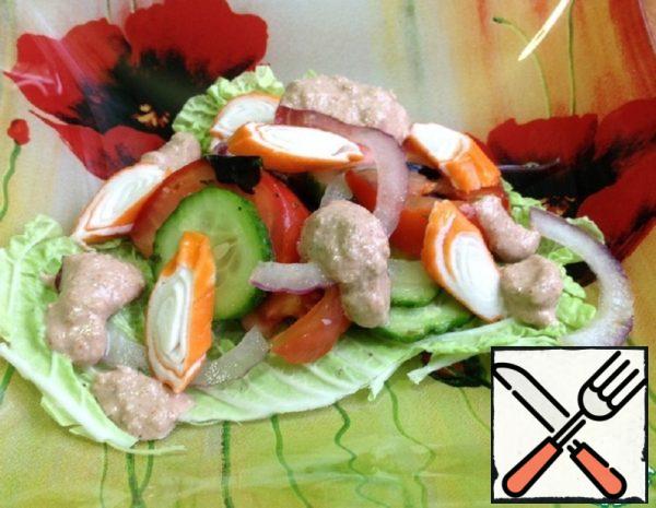Salad witn Crab Sticks Recipe