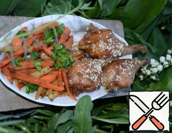 Chicken in Citrus Marinade with Vegetables Recipe