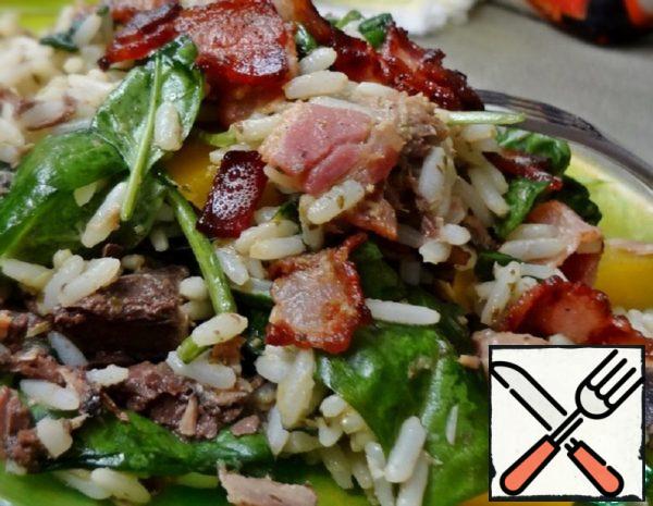 Rice Salad with Tuna and Pesto Recipe