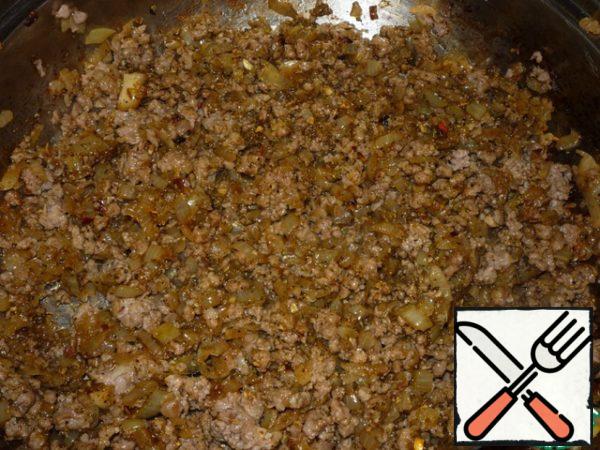 Add spices, herbs and soy sauce. Mix it.
