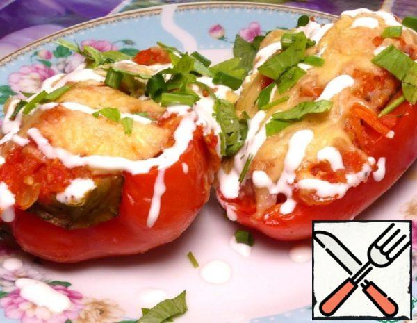Stuffed Peppers Baked in the Oven Recipe