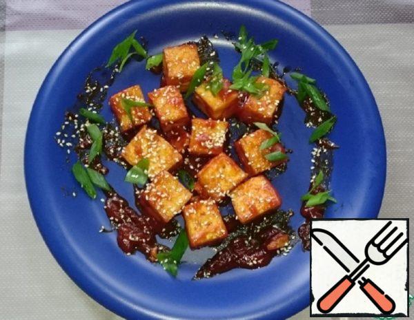Tofu Cheese in Sweet and Sour Sauce Recipe