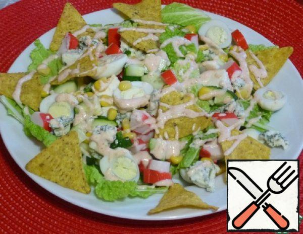Salad with Crab Sticks Recipe