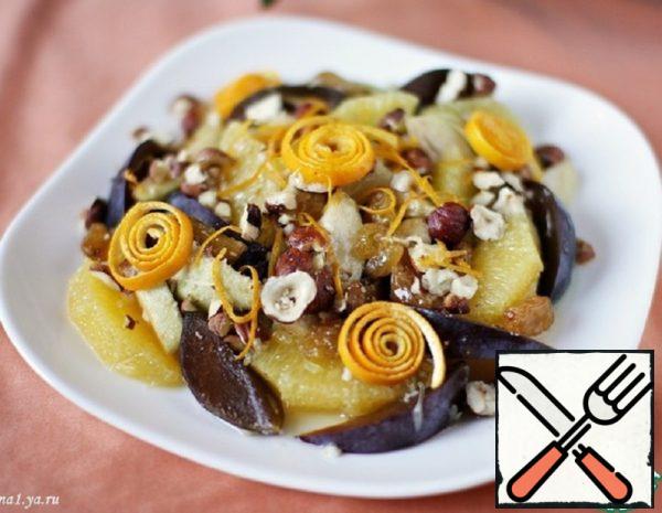 Fruit and Berry Dessert with Nuts Recipe