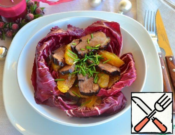 Salad with Honey Duck and Oranges Recipe