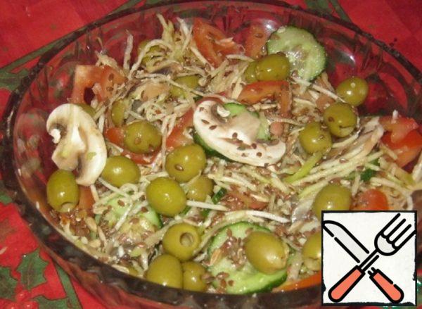Salad with Champignons Recipe