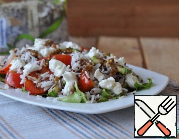 Salad with a Mixture of Cereals in the Italian Style Recipe