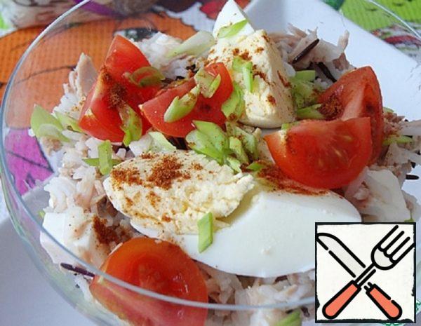 Warm Salad with Tuna and Cheese Recipe