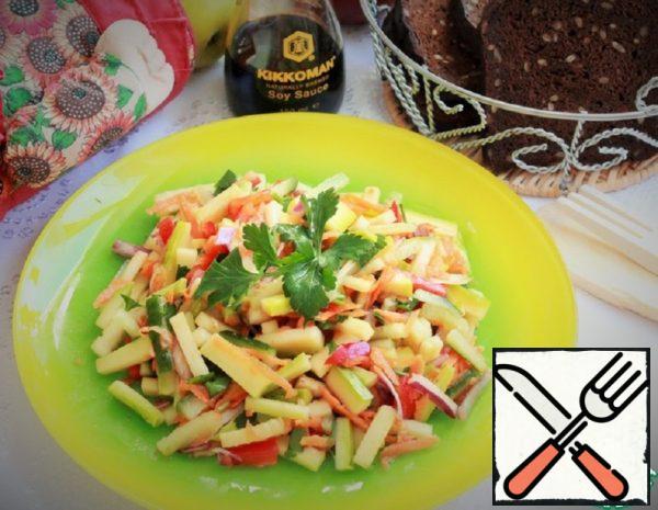 Vegetable Salad with Zucchini Recipe
