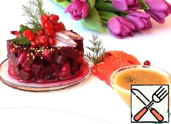 Beet Salad with Grapefruit and Cranberries Recipe