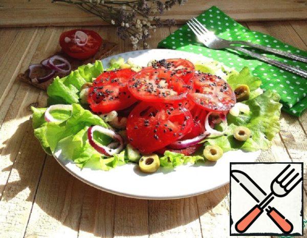 Spicy Salad of Frozen Vegetables Recipe