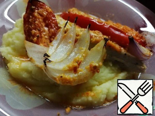 I usually cook mashed potatoes as a side dish.
I get such beauty.
Enjoy your meal!