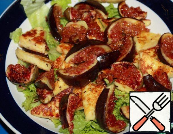 Salad with Halloumi and Figs Recipe