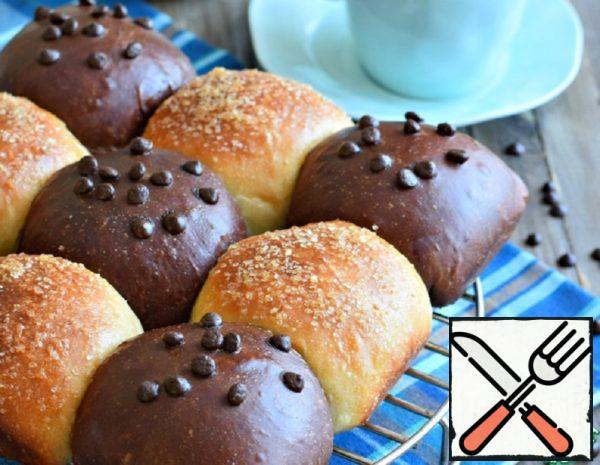 Chocolate and Vanilla Buns Recipe