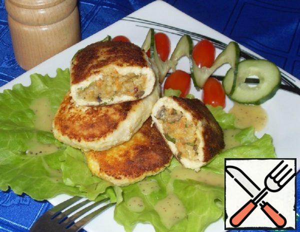 Chicken Zrazy with Mushrooms Recipe
