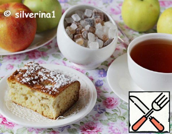 Sour Cream-Honey Pie with Apples Recipe