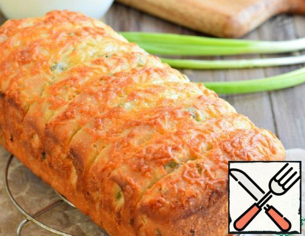 Bread with Cheese and Green Onions Recipe