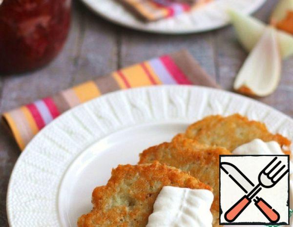 Lazy Potatoes Pancakes with Homemade Stew Recipe