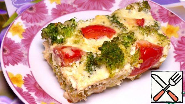 The casserole is ready! It turns out very tasty and tender!
And I wish you a good appetite, good mood and all the best!