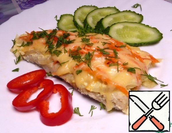 Hake Fillet with Vegetables in the Oven Recipe