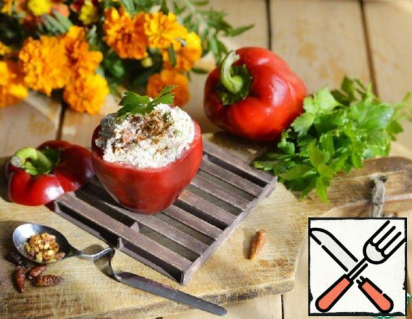 Pepper Stuffed with Cottage Cheese "Spicy" Recipe