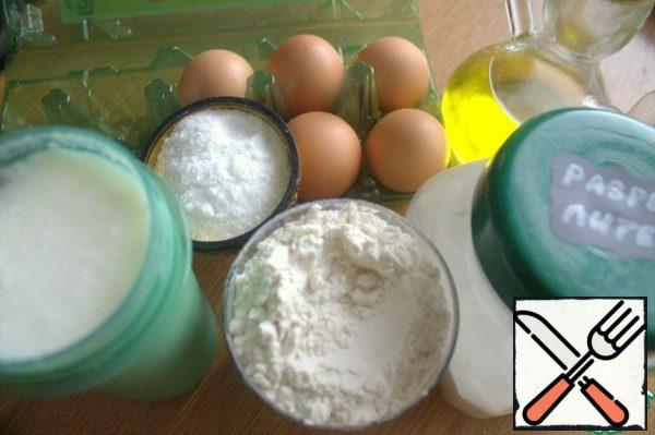 Products for the test.
