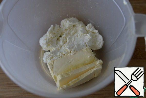 Butter and cottage cheese take room temperature.