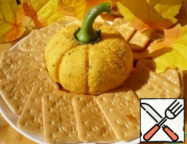 Cheese Ball "Pumpkin" Recipe
