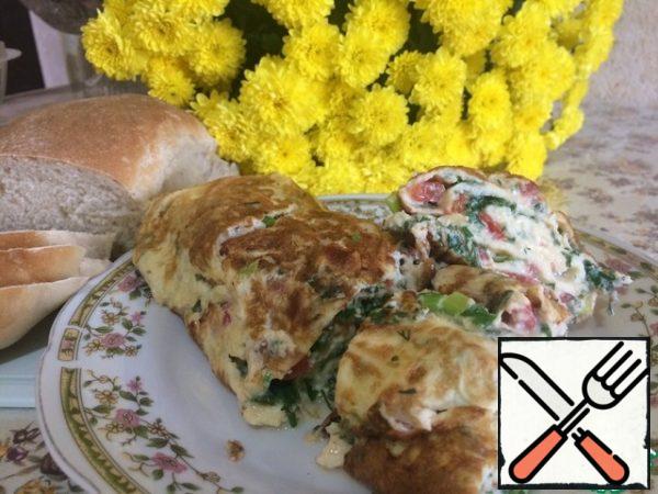 Cut into portions and treat the family. Enjoy your meal.