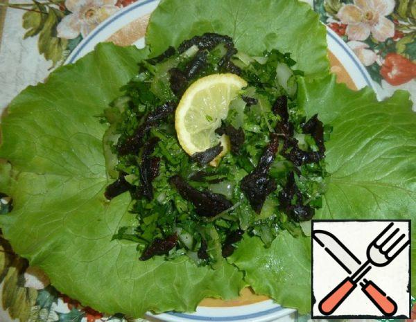 Salad with Celery and Prunes Recipe