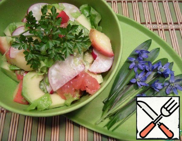 Salad "Fruit and Vegetable Harmony" Recipe