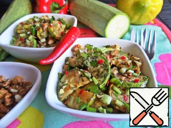 Salad of Zucchini with Nuts Recipe