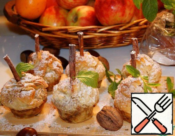 Apple Puffs with Chestnuts Recipe