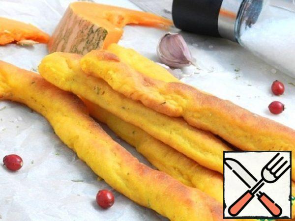 Pumpkin Bread Sticks Recipe