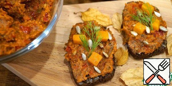 Pumpkin Pesto with Sun-Dried Tomatoes Recipe