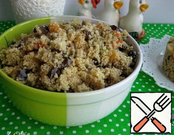 Couscous with Eggplant and Pepper Recipe