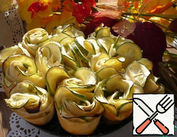 Snack "Roses from Zucchini" Recipe
