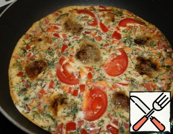 Meat Balls Baked in Eggs Recipe