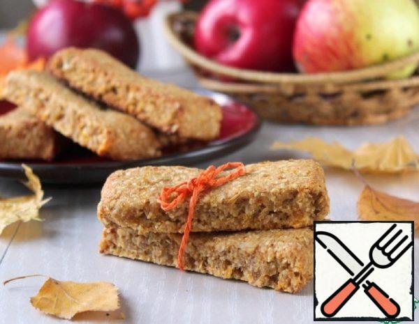 Oatmeal Bars with Dried Apricots and Apple Recipe