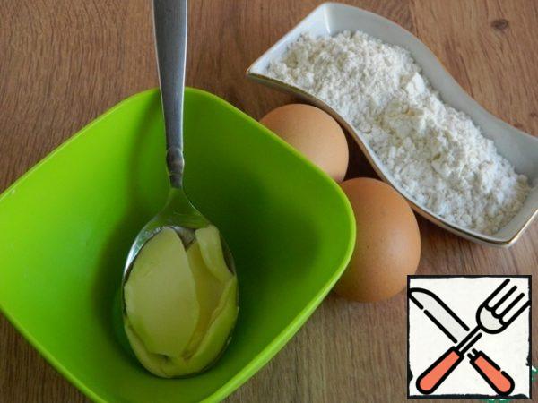 Prepare the dough for the dumplings.
