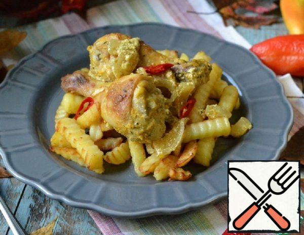 Chicken in Curry Marinade Recipe
